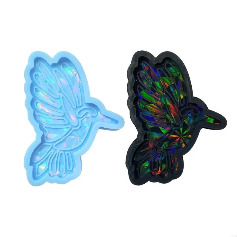 N5KA Colorful Resin Mold Keychain Silicone Mold Wall Hangings Resin Mold