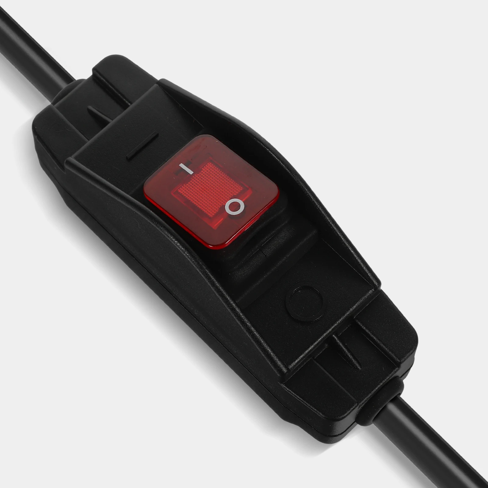 

High Current Switch 30A 24V Heavy Duty DPDT Polarity Reversing Rocker Switch for DC Motor Control Red Button Light Electrical