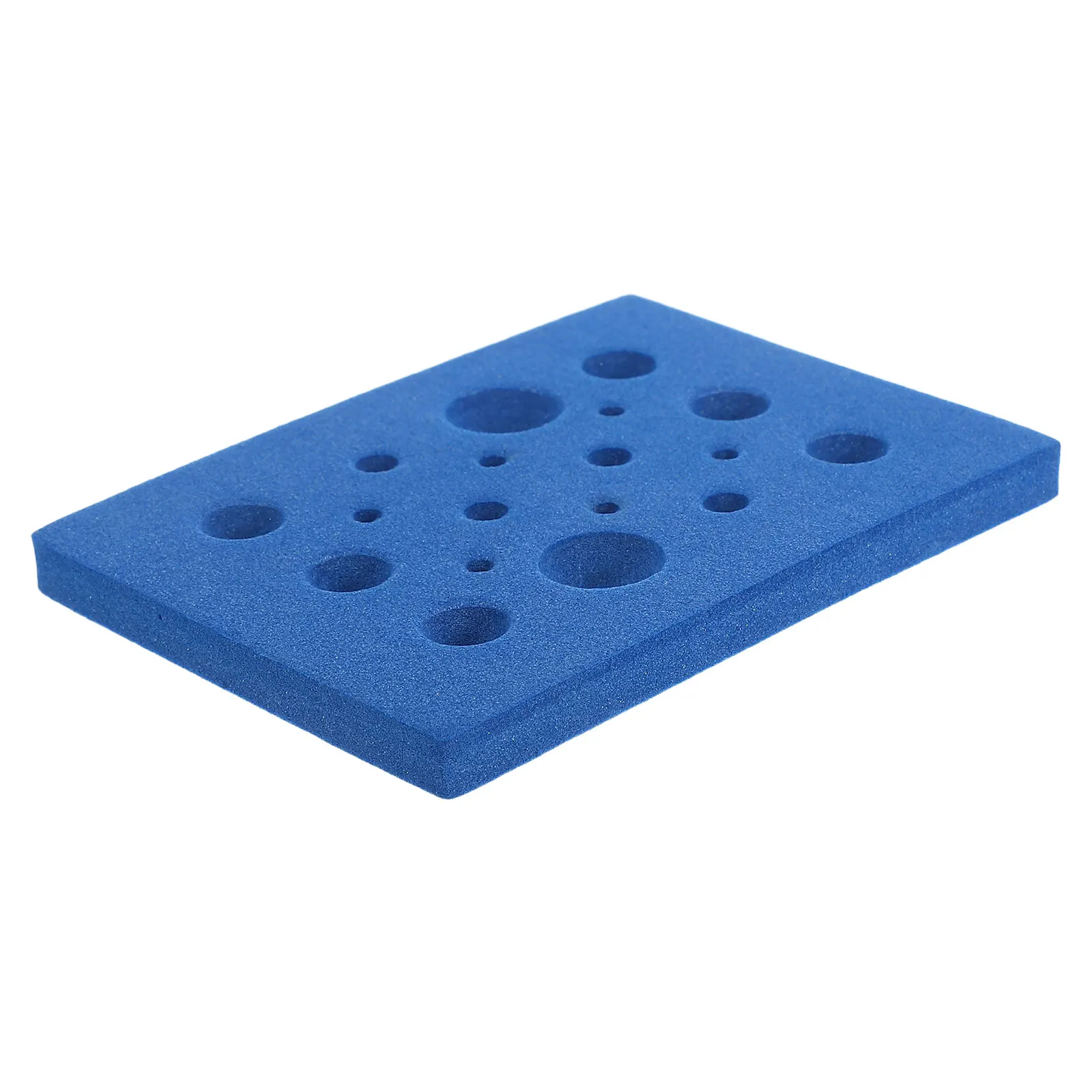 

Test Tube Holder Rack Lab Equipment Display Stand Fixed Holders Floating Foam Blue