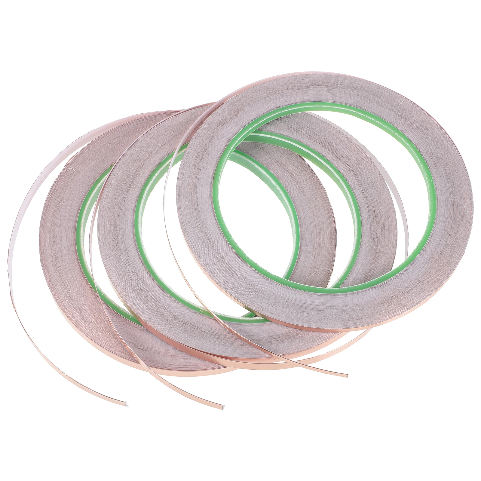 

3 Rolls Waterproof Tape Repair Thin Copper Adhesive Conductive Electrical Insulation Self-adhesive Foil