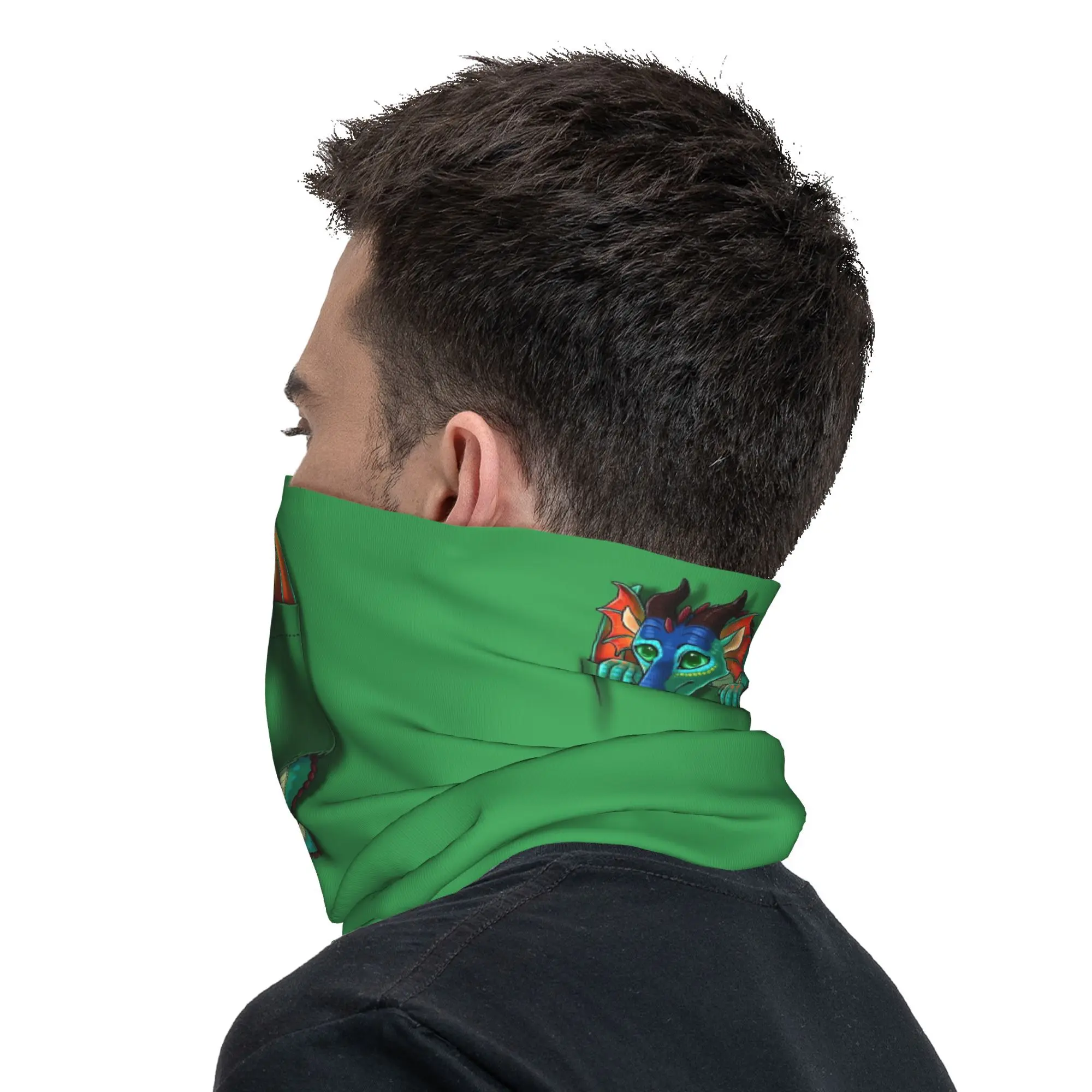 Wings of Fire Pocket Glory Dragon Bandana Neck Cover Printed Wrap Mask Scarf Multifunction Face Mask Cycling Unisex Breathable