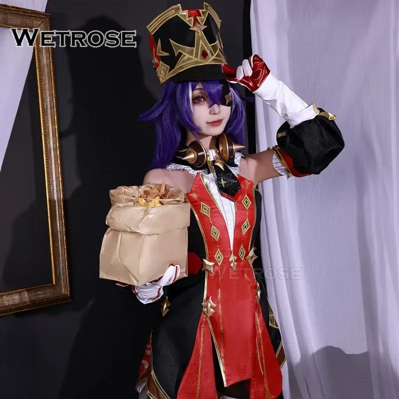 【Wetrose】Chevreuse SSR Cosplay Costume Genshin Impact Fontaine Шеврёз Full Set Wig Hat Shoes Halloween Xmas Christmas New Year