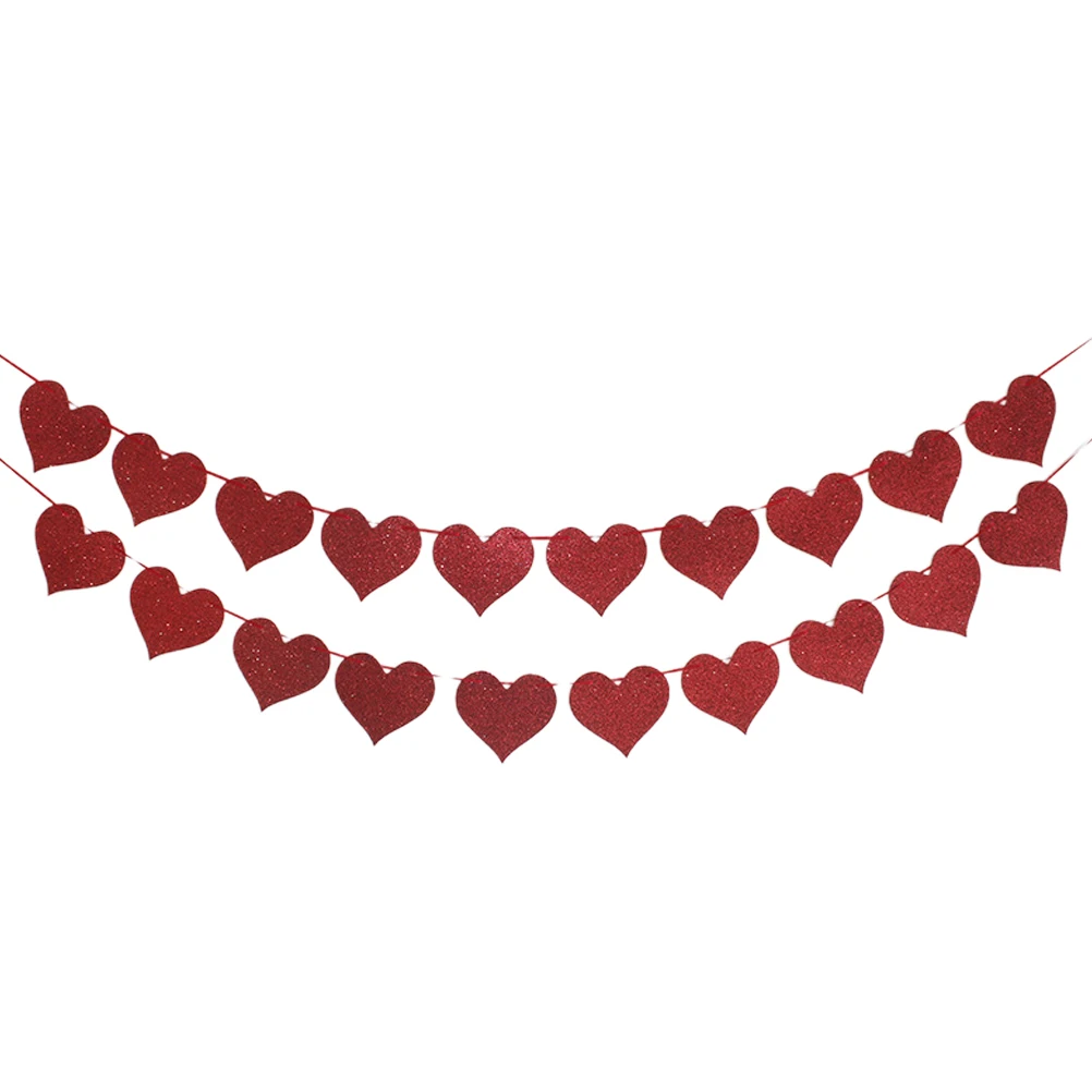 

Hanging Banner Room Decor for Proposal Decorative Paper Photo Wedding Decorations