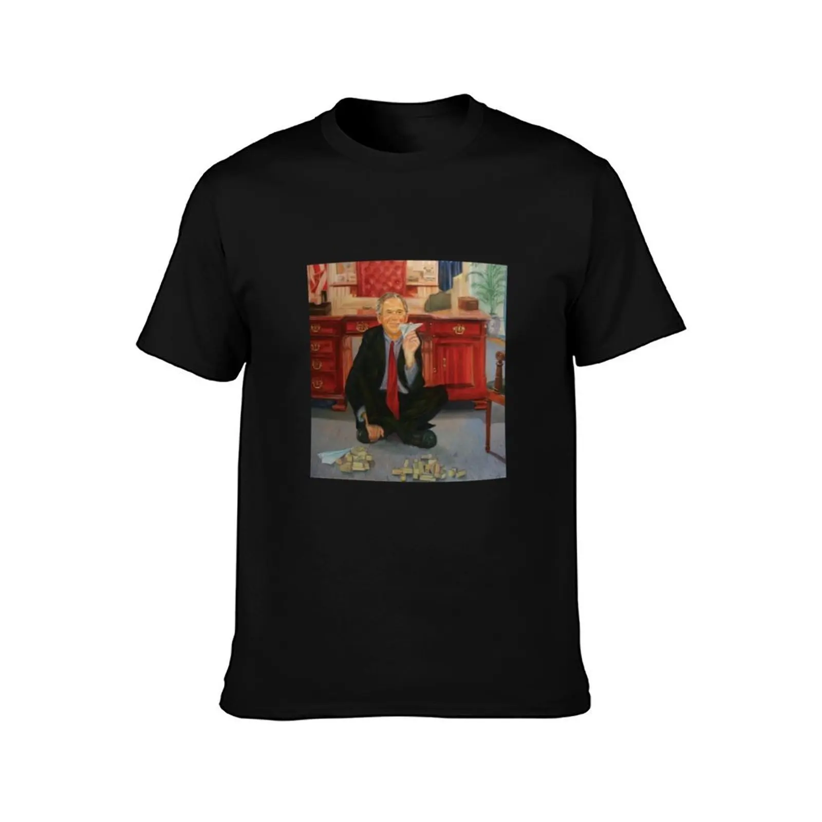 BUSH PAPER PLANE T-Shirt Big and Tall Solid Color T-Shirt