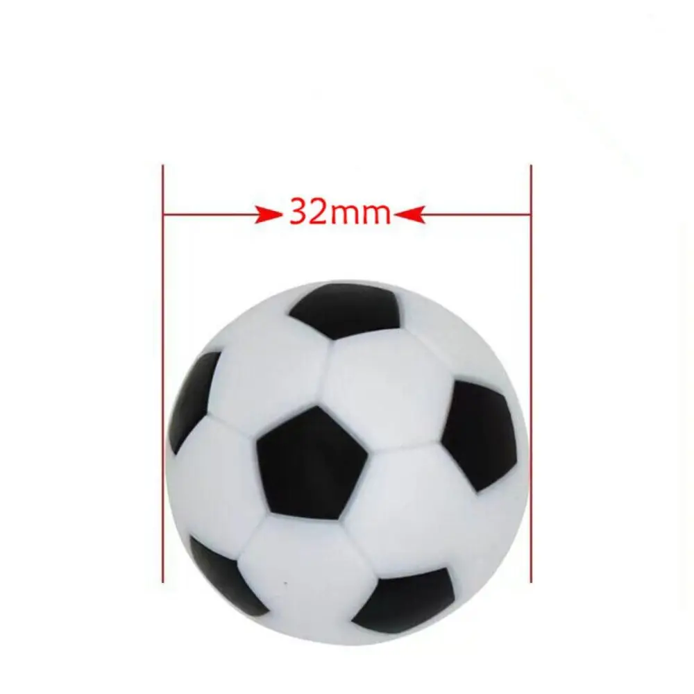 PP Mini Table Football Replacement Black and White Soccer Player Gift Tabletop Game Balls 32mm Game Accessories Soccer Balls