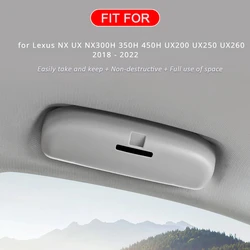 Car Glasses Case for Lexus NX UX NX300H 350H 450H UX200 UX250 UX260 2018 - 2022 Sunglasses Holder Case Storage Box