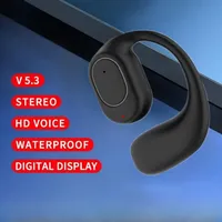 Original NEW K8 TWS Single Ear Bluetooth Earphones Sports Earphones with Hanging Ear Stereo Morning Earphones Are Mini Portable