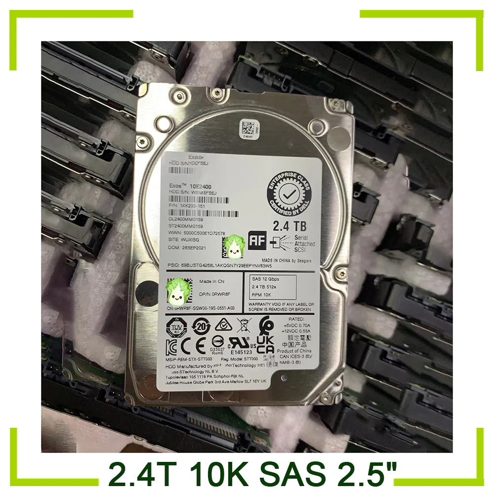 HDD For Enterprise Server Hard Disk 2.4T 10K SAS 2.5