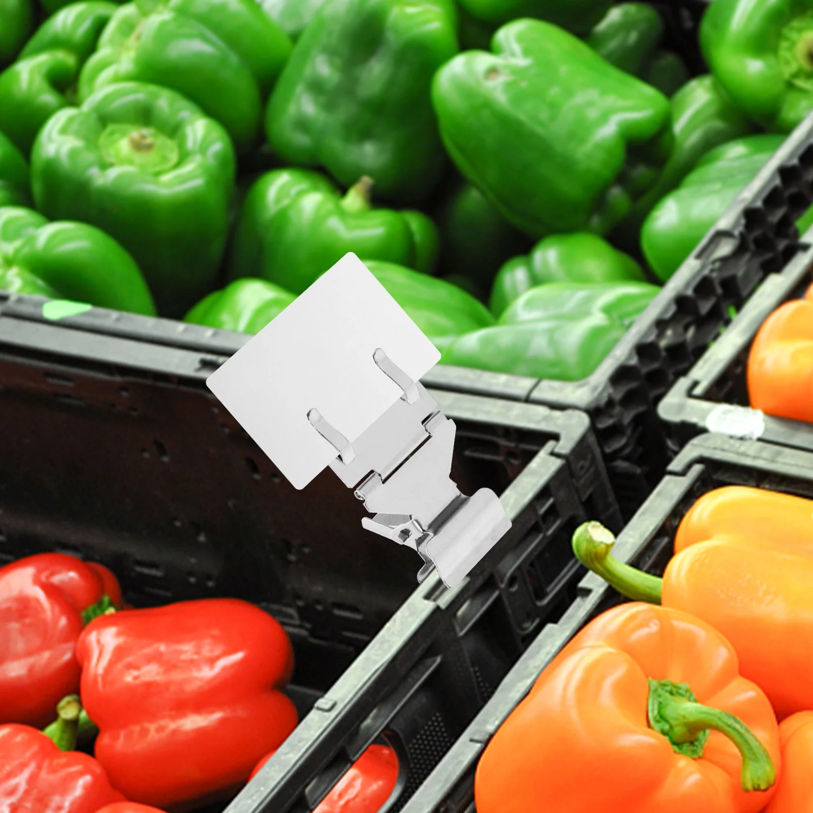 5 Pcs Price Tag Clip Label Ticket Display Holder Clamp Store Clips Promotional Clamps Metal Sign Music