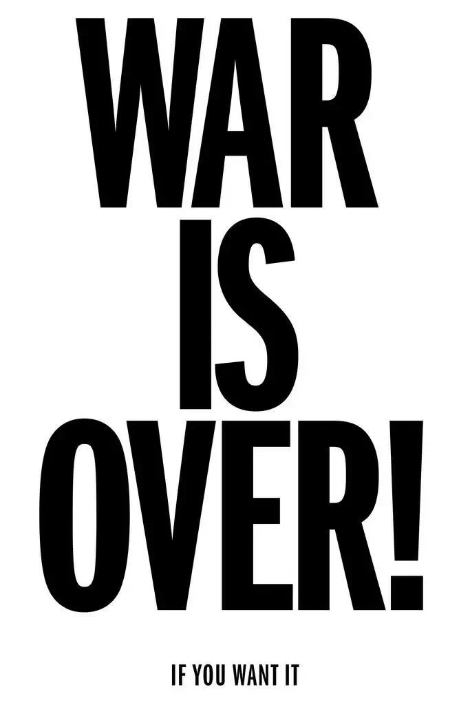 War Is Over If You Want It Motivational Cool Print Art Canvas Poster For Living Room Decoration Home Wall Picture