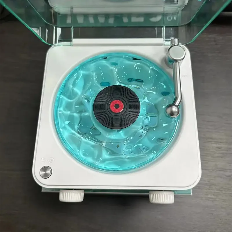 

Wireless Sleep Aid Speakers White Noise Bluetooth Speaker Vinyl Record Player Style Speaker Subwoofer