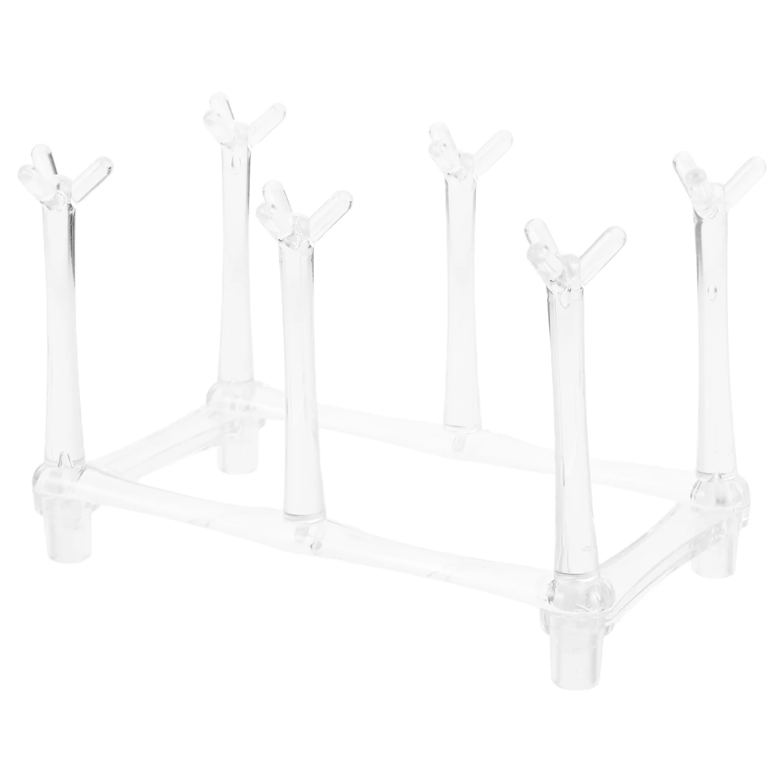 แก้วกาแฟถ้วยผู้ถืออุปกรณ์เสริมRackขวดขนาดเล็กแห้งโปร่งใสOrganizer