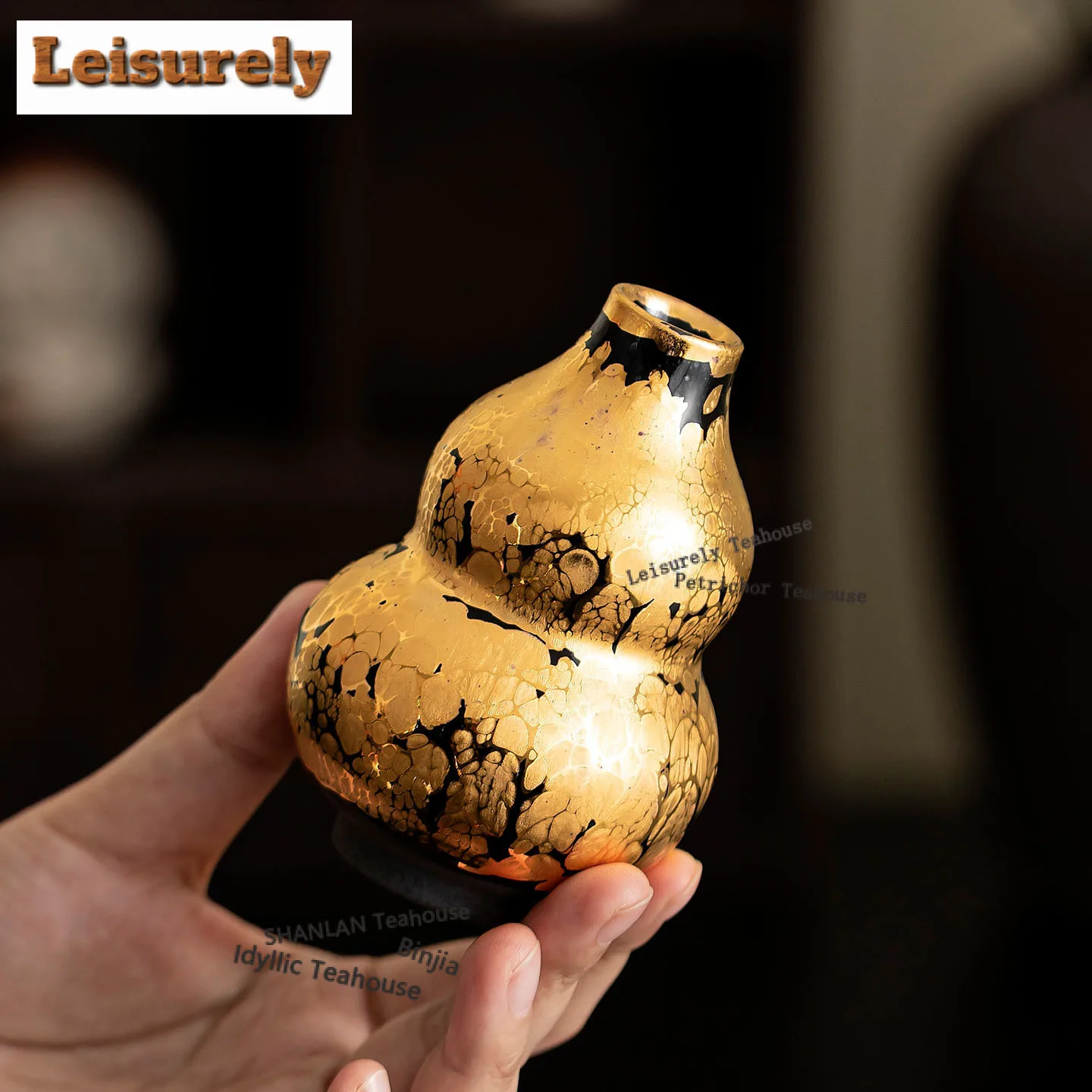 Gilded Vase Aesthetic Planters Cachepot Flower Insert Plant Pot Household Flowerpot Tea Services Equipment Collection Supplies