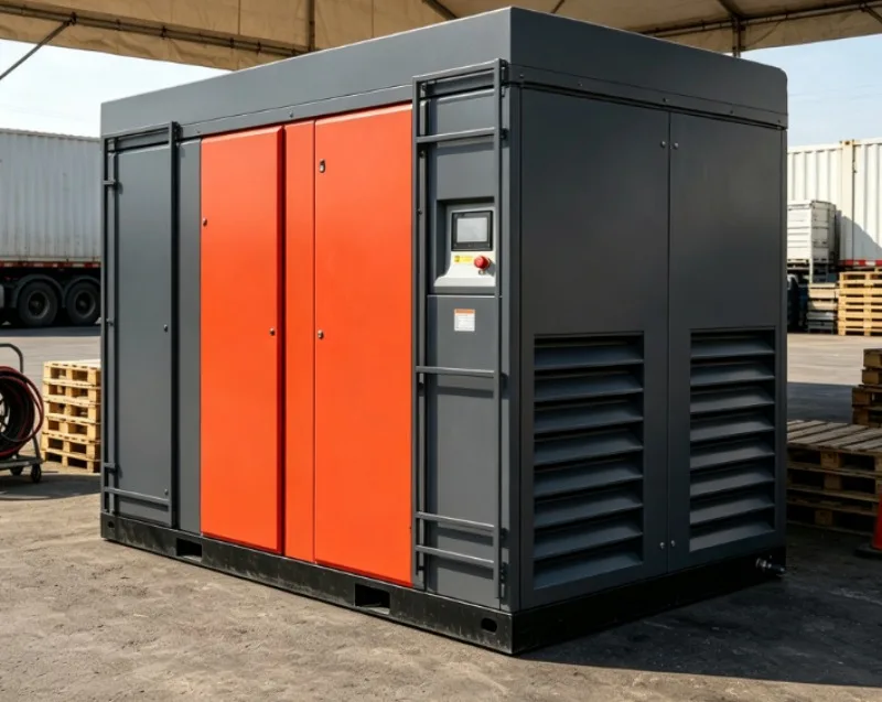 15kW 20HP PM VFD Screw Air Compressor, 16Bar All‑in‑one Compressor Unit With Tank Dryer Filter For Laser Cutting