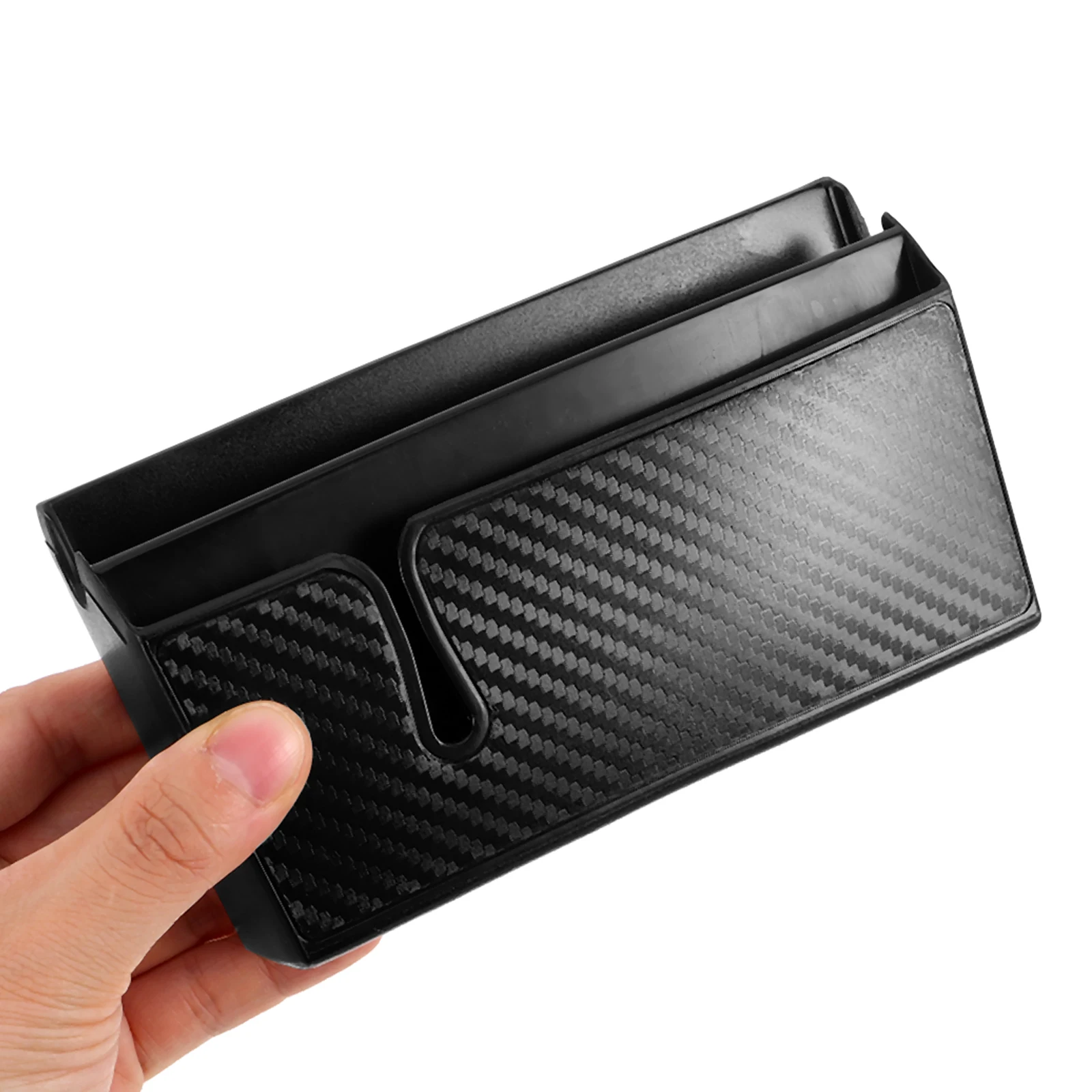 

2 pcs Car Ticket Storage Box PVC Automotive Organizers Auto Accessories Driver Card Holder Truck Floor Organizer Car Dash Phone
