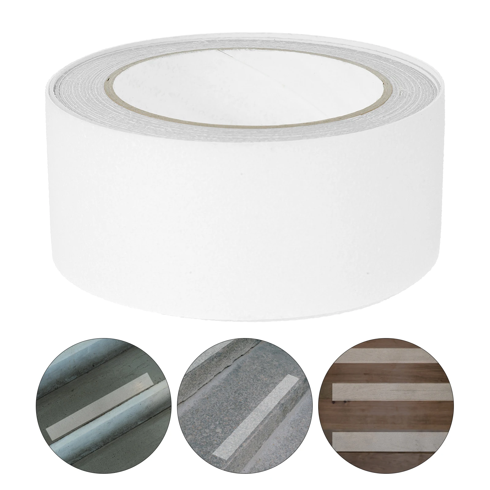 شريط الجر Peva المضادة للانزلاق مقابض الدرج سهلة التركيب لا يتطلب غراء للخطوات الخشبية في الهواء الطلق شريط مضاد للانزلاق