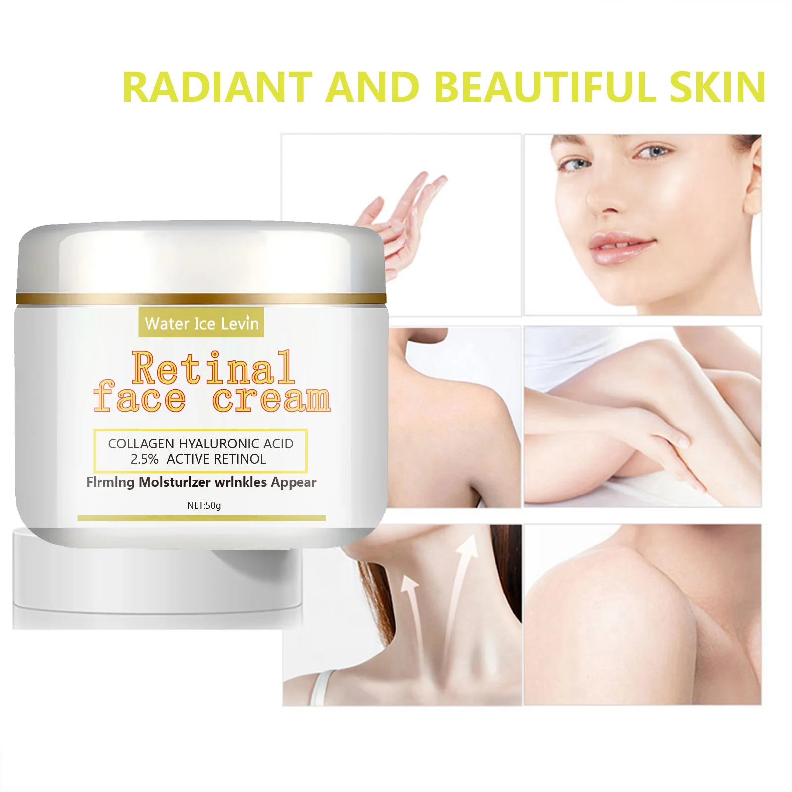 Frischer Creme-Honigbalsam, verbessert die Elastizität und spendet der Haut, lockt Feuchtigkeit, verbessert die Hautstruktur und widersteht die Alterung