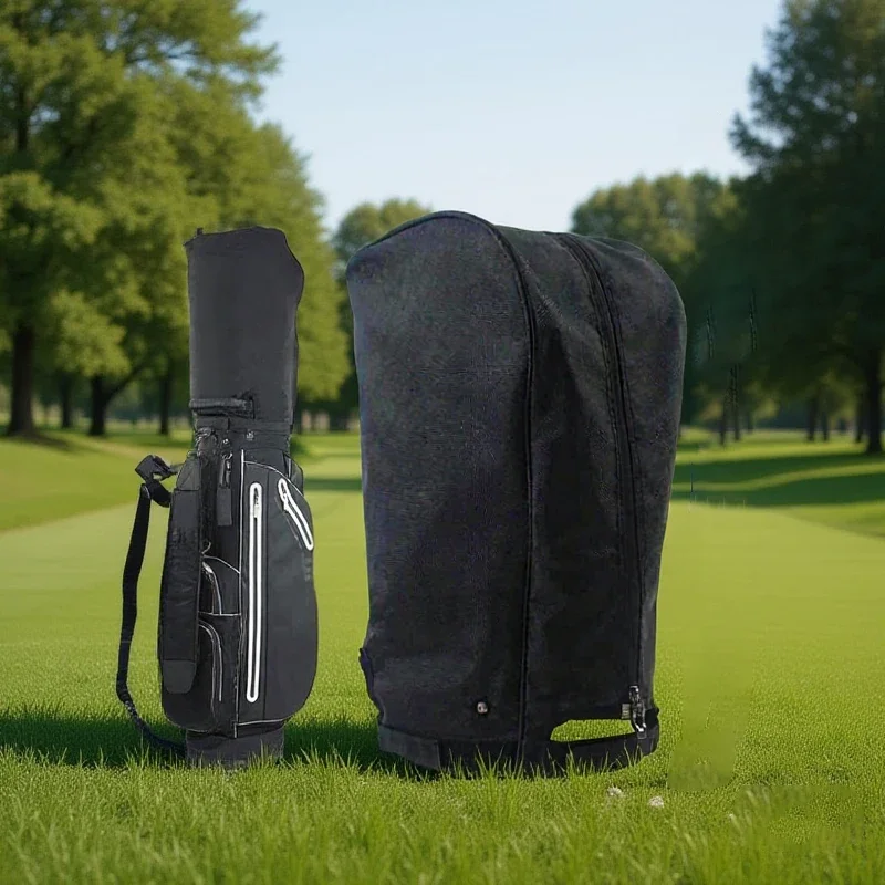 

Portable Golf Bag Rain Cover Dustproof Club Protector Rain Hood for Golf Bag And Carry Cart Stand Bag