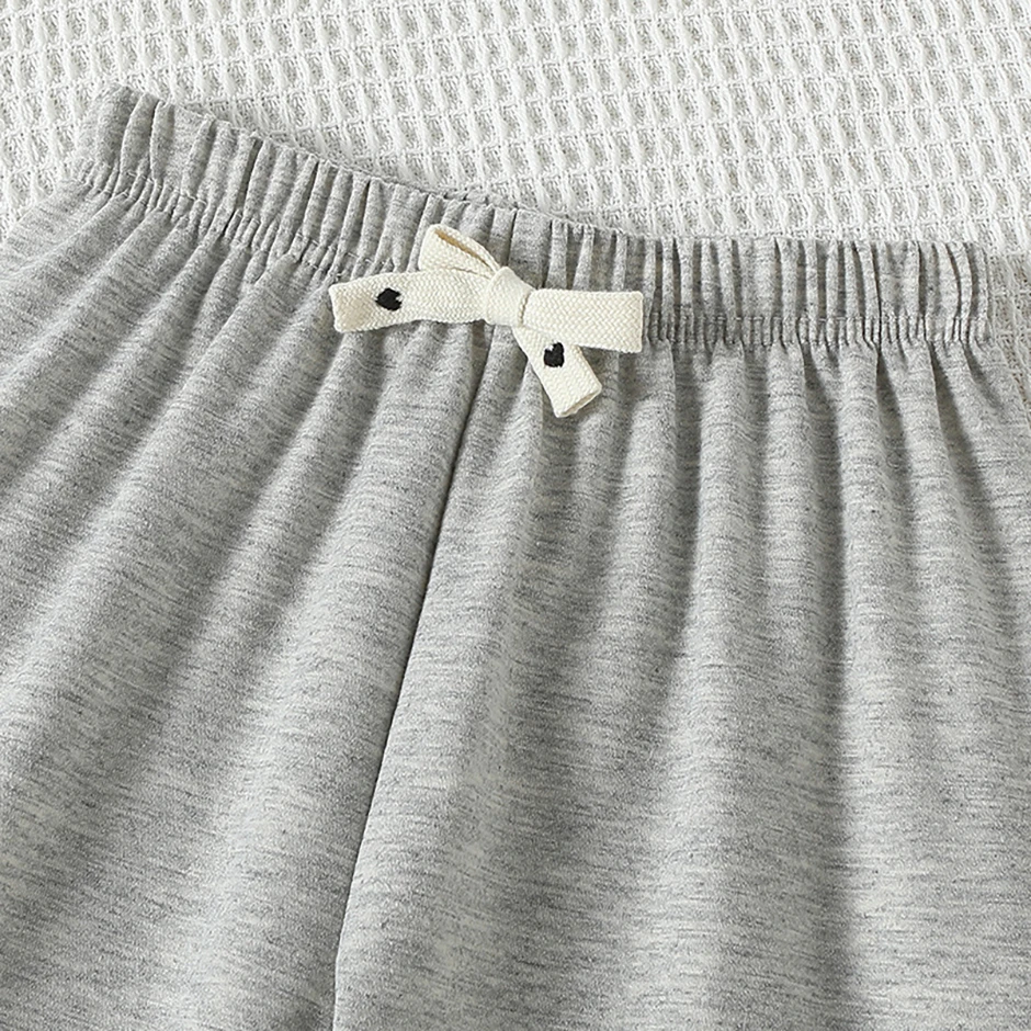 Herbst- und Winter-Kinderhose mit Kordelzug, dekorative Jogginghose für Jungen und Mädchen, Sporthose mit elastischem Bund, lässige Outdoor-Hose – Detail 13