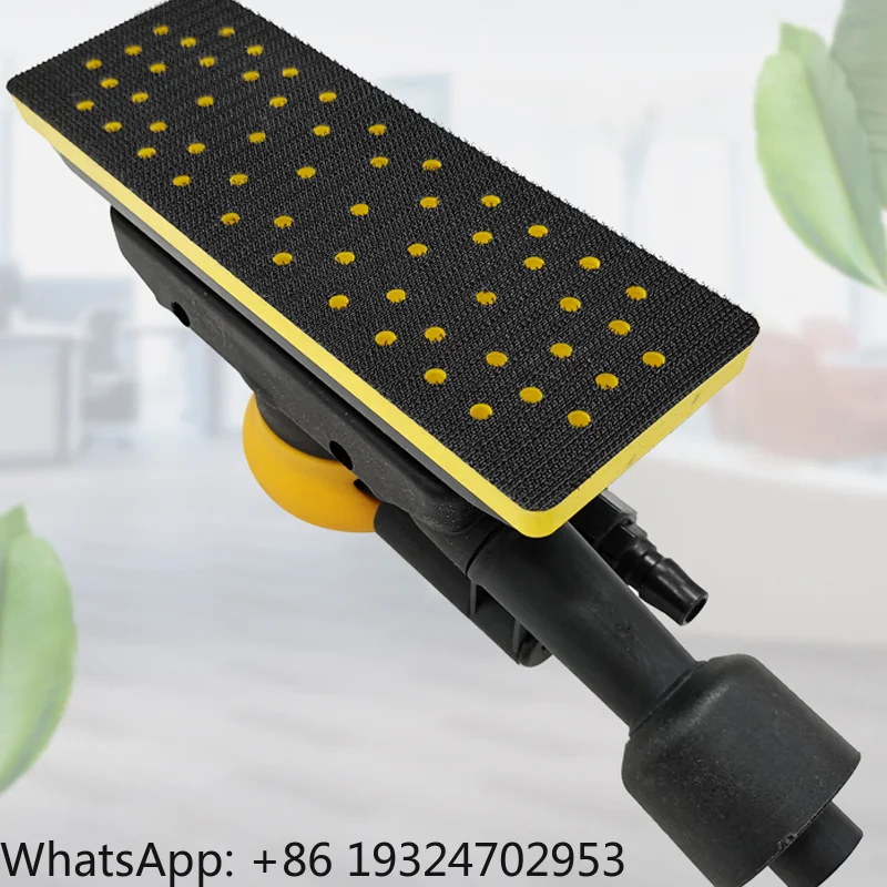 Professional Vacuum Pneumatic Grinder 70x198mm Rectangular Dry Mill Self-adhesive Sandpaper Machine for Car Putty Polishing