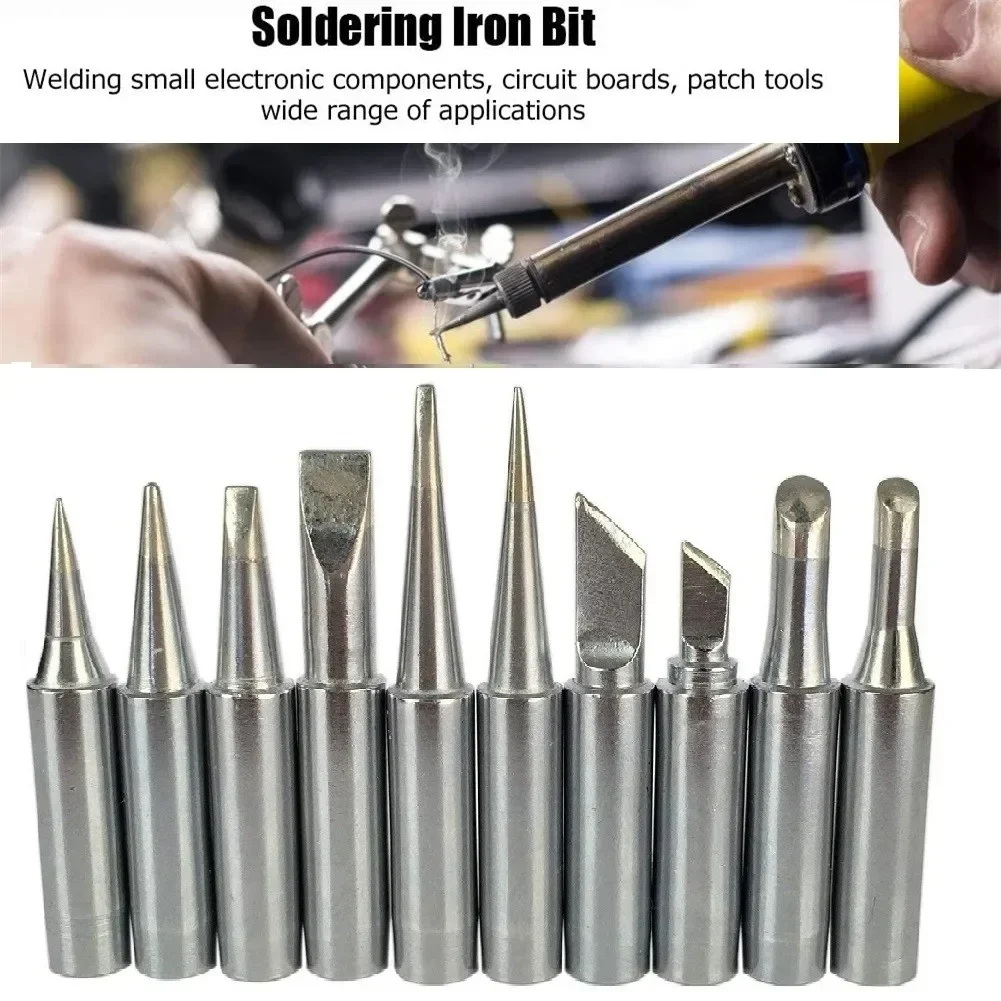 10Pcs Lead Free Soldering Iron Tip 900M-T I/B/2.4D/S3/1.2LD/LB/K/SK/C3/C4 Welding Tips Head For Hakko Soldering Station
