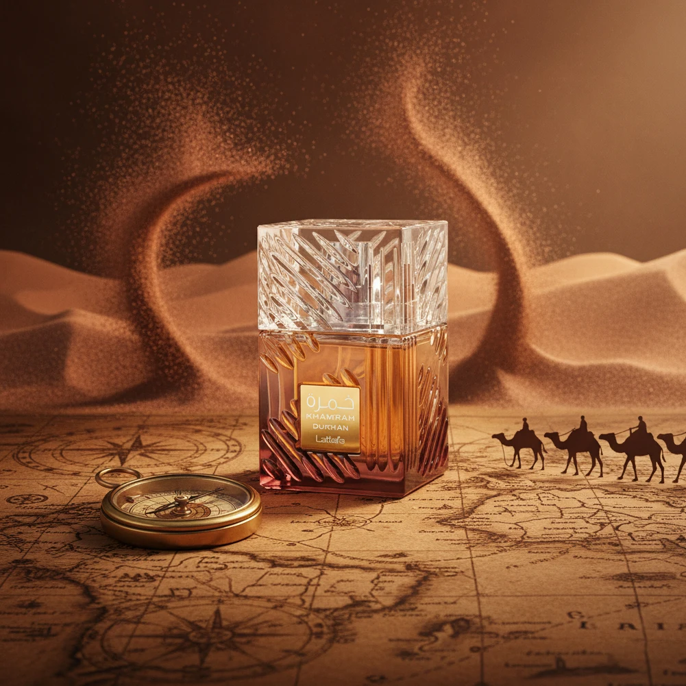 عطر خرمرا الأصلي 100 مل للجنسين عطر حار مع نوتس وودي نوتس رائحة مكثفة متينة للنساء والرجال صنع في دبي 2026 #2