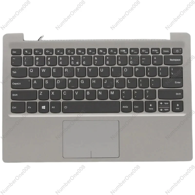 

Минерально-серый верхний чехол для упора для рук для Lenovo Ideapad 320S — щиток трекпада для ноутбука (модель: 5CB0Q17577)