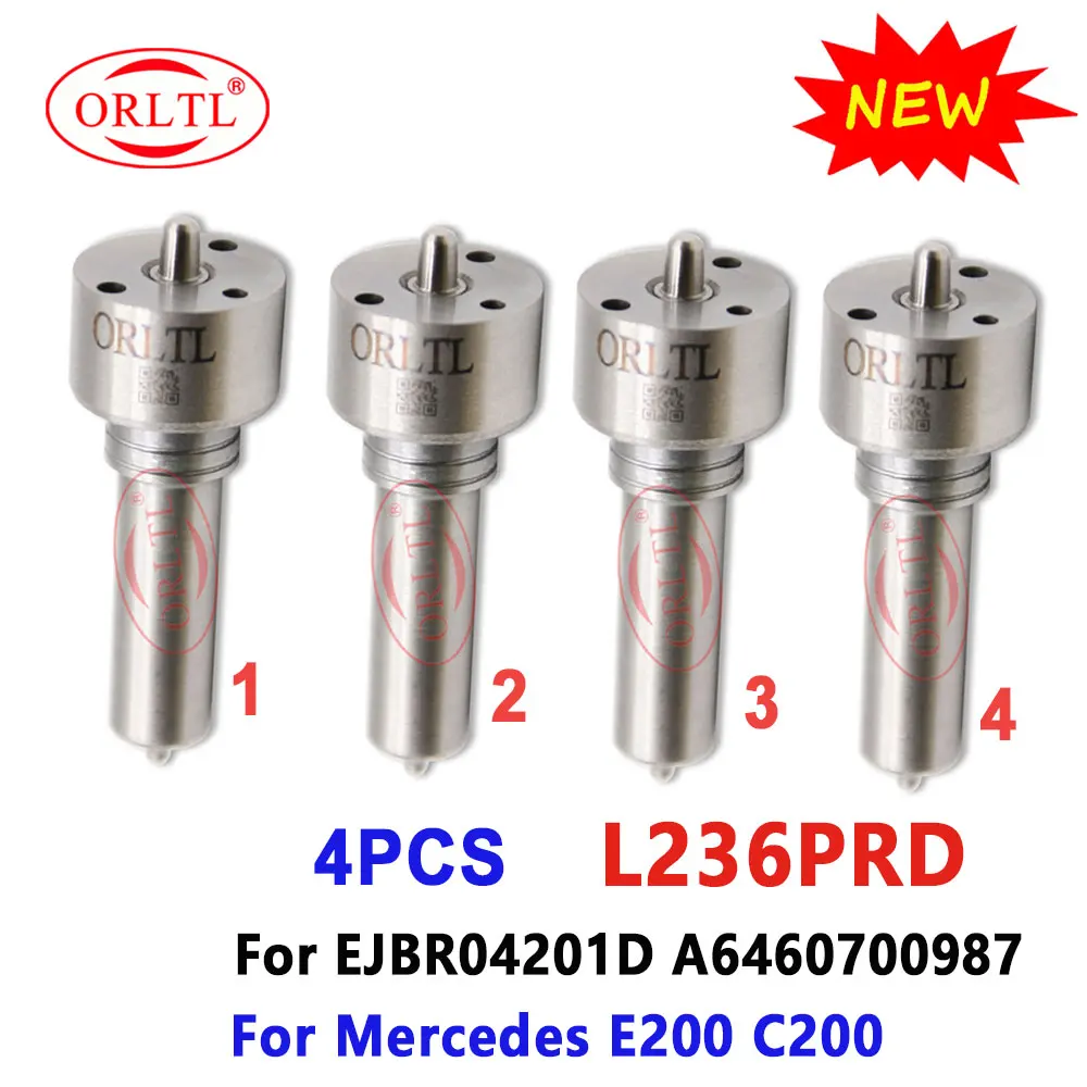 

4 шт. L236PRD ORLTL дизельная форсунка L236PBD для Mercedes E200 C200 EJBR04201D A6460700987 6460700987