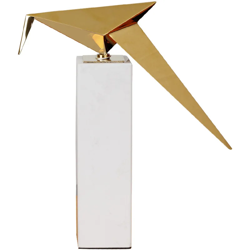 

Home Stainless Steel, Thousand Paper Crane Marble Ornament, Bronze