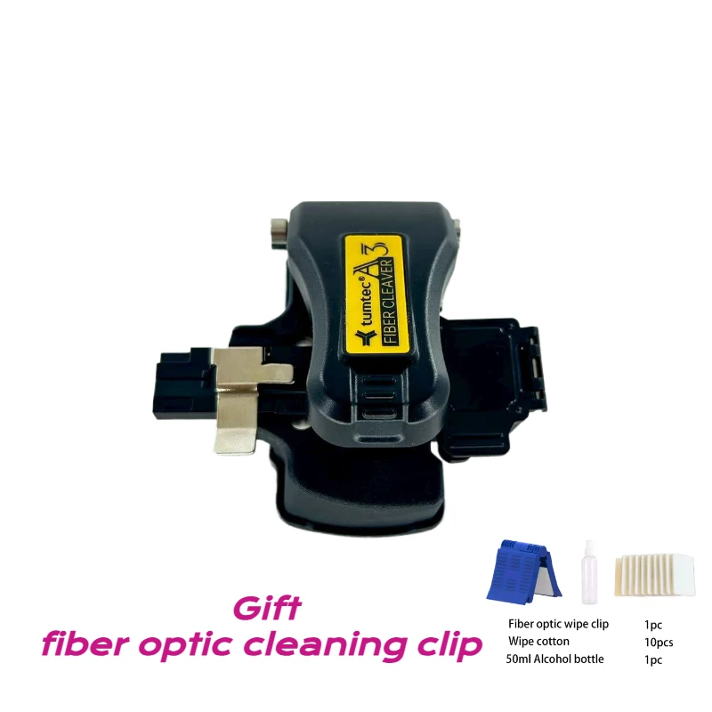 

Высокоточный Tumtec A3 FTTH, одношаговый резак для оптического волокна, противоскользящий и портативный инструмент для скалывания оптического волокна, приспособление 5-в-1