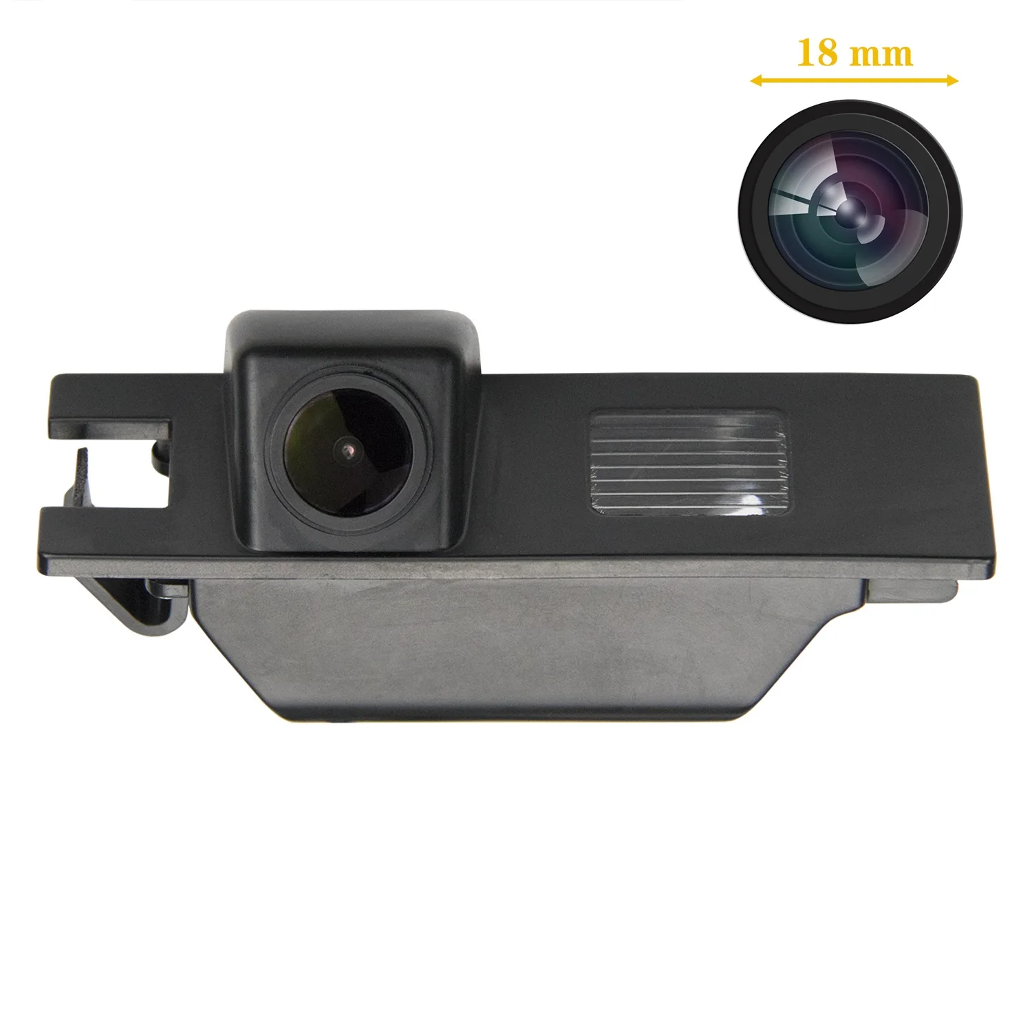 Misayaee Free Filter HD 1280 * 720P Car Rear View Camera Plate Light for Opel Astra H Corsa D Vectra C Tigra Meriva A Insignia