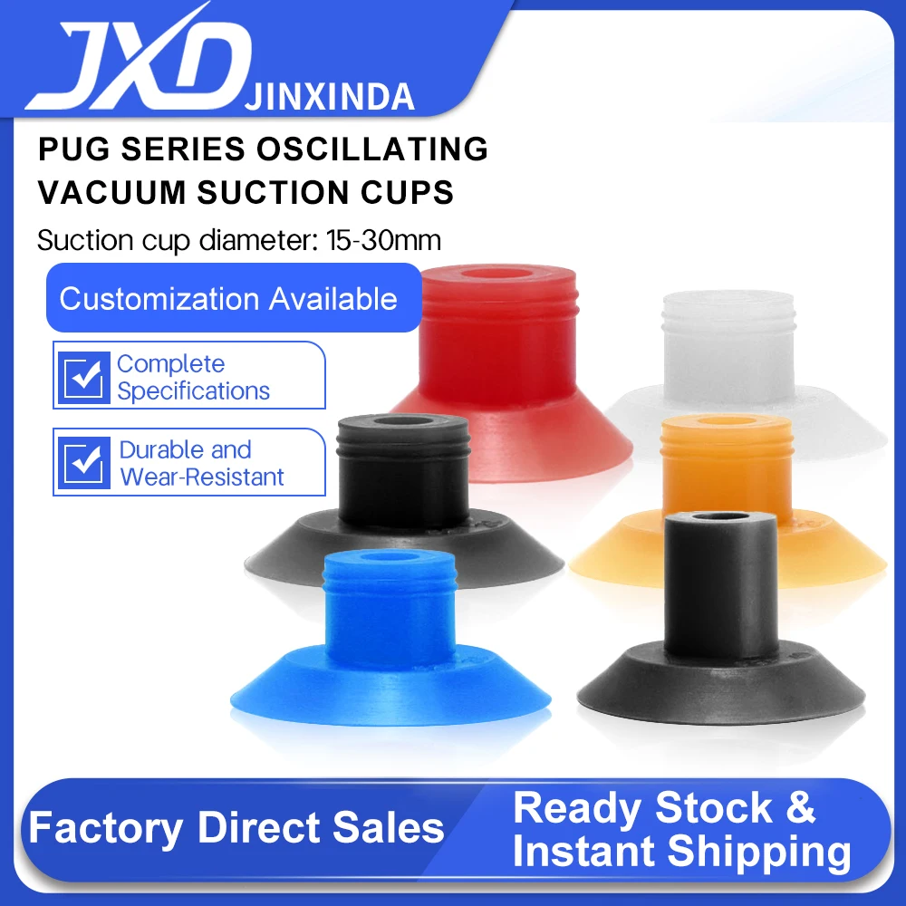 JXD SGP Vacuum Suction Cup SGP 15 20 24 30 40 Soft Lip Silicone Pad for Plastic Film Bag Opening Packaging Machine