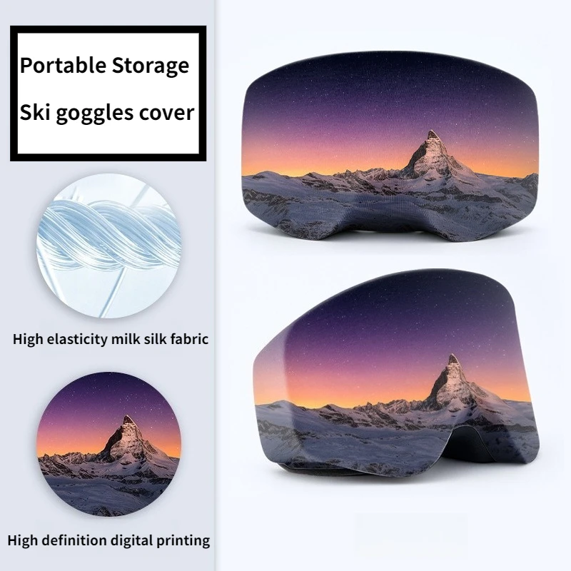 Goggle Cover Microfiber Protective Goggles swimming goggles Protective Cover Skiing Storage Portable Wraps Protection Covers