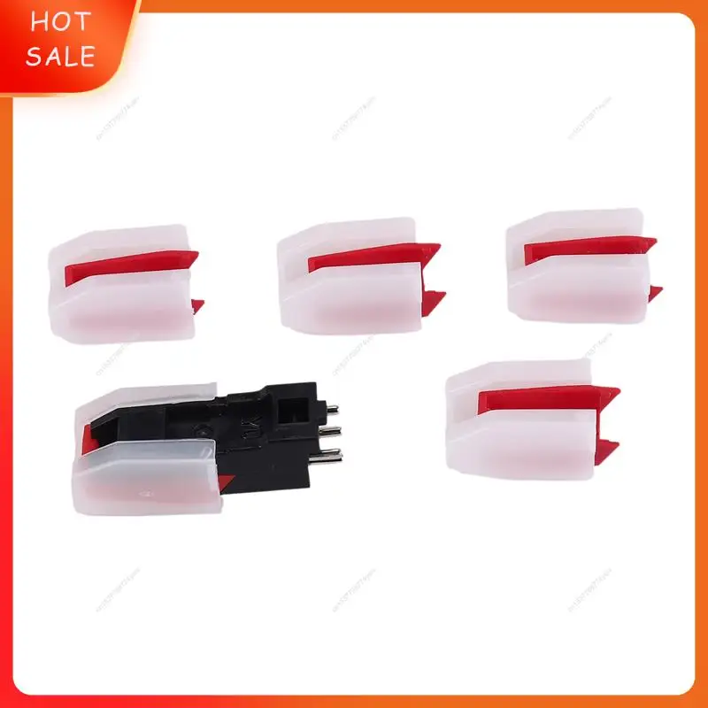 Игла проигрывателя пластинок, 1 картридж проигрывателя пластинок с 4 сменными алмазными стилусами для Crosley, Victrola, LP A62X