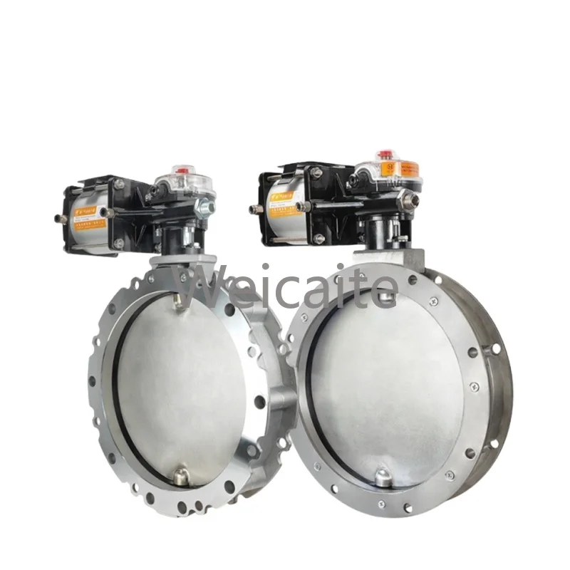 

V2FS/V1FS SS304 SS316L Single and Double Flanged Stainless Steel Food Grade Sanitary Pneumatic Powder Butterfly Valve