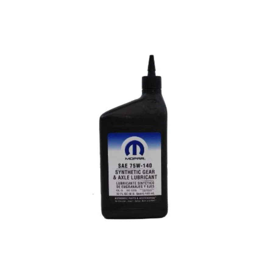 

Fluid 4874469 SAE 75W140 Synthetic Gear and Axle Lubricant 1 Quart 32 Ounces for HighPerformance Gearboxes and Differential Sys