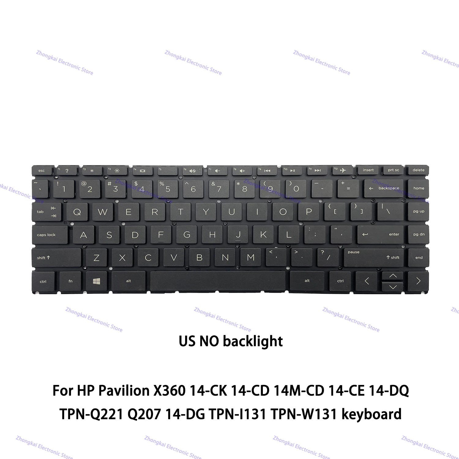 Original For HP Pavilion X360 14-CK 14-CD 14M-CD 14-CE 14-DQ TPN-Q221 Q207 14-DG TPN-I131 TPN-W131 Laptop keyboard L47781-001