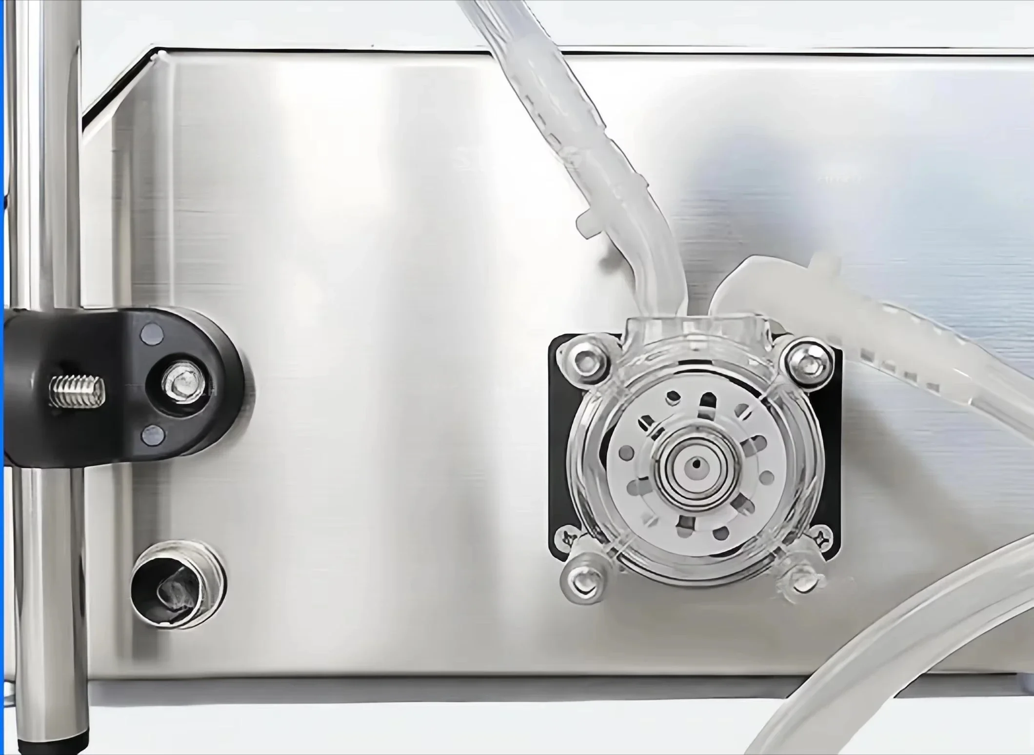 Máquina de llenado de bomba peristáltica de un solo boquilla CE RoHs, máquina de llenado de líquidos electrónicos GZL-50, llenador de Perfume