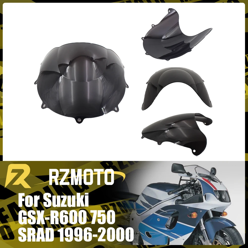 

Мотоциклетное оборудование для Suzuki GSXR600 750R 1996-2000, лобовое стекло, дефлекторы ветрового стекла, переднее ветровое стекло 96-00