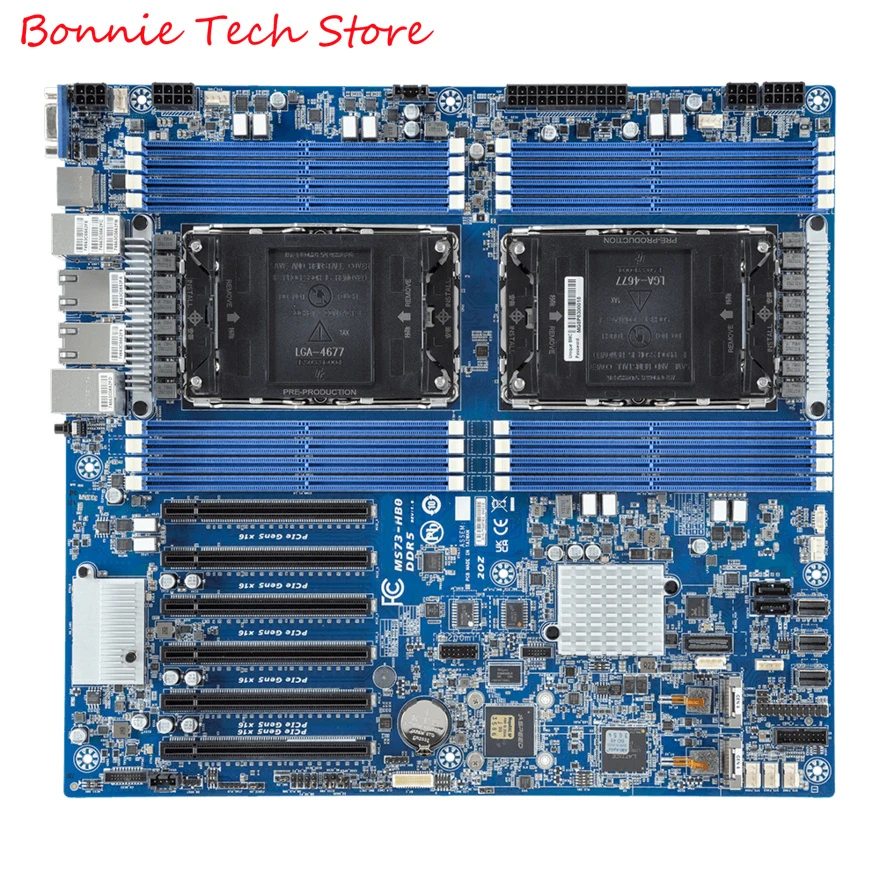 MS73-HB0, LGA 4677,4a geração. Processadores Xeon escaláveis, porta LAN BASE-T de 10 Gb/s