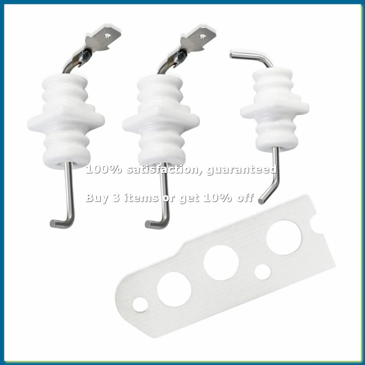●Flame Rod Electrode Kit 104000192-K,Parts for R75, R94 RC80 RC98 ,Water Heater Ignition Kit