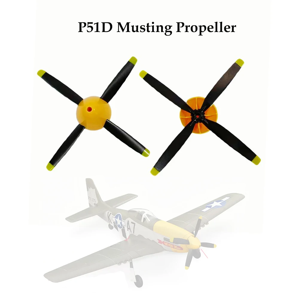 Sayzon P51D Musting RC Airplane(510mm wingspan)accessories include propeller and landing gear red/yellow.