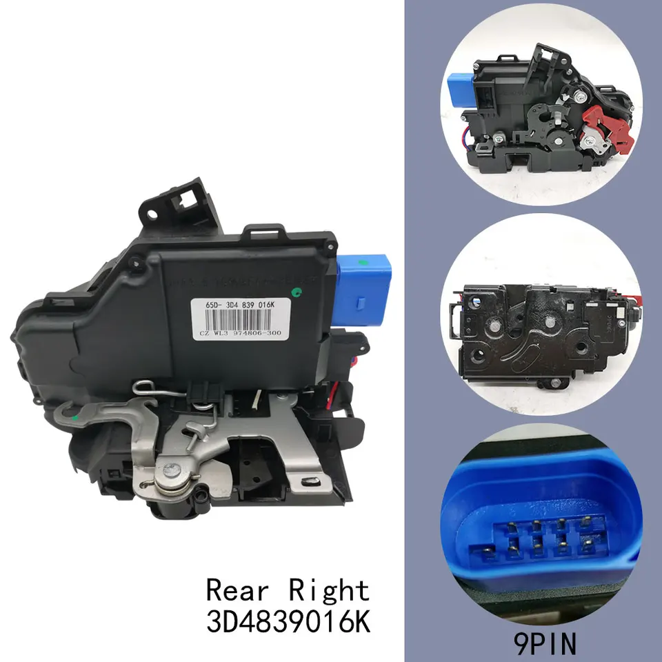 VWドアロックアクチュエータ 右 3D4839016K トゥアレグ トゥーラン ドアロックアクチュエーター3D 1837015 3D 1837016 3D 4839015 K 3D