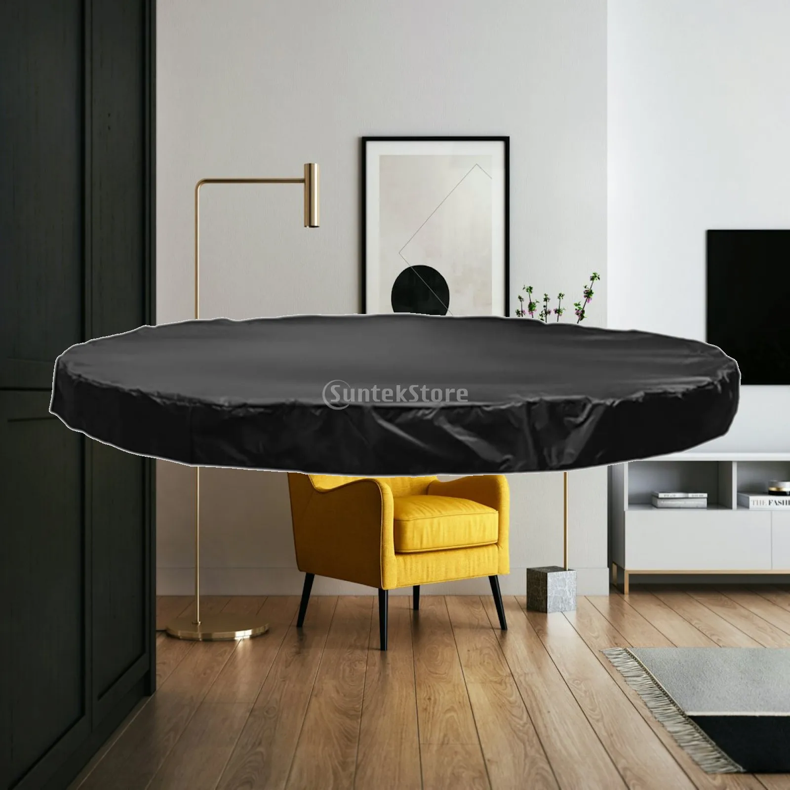 Outdoor Round Trampoline Protective Cover Oxford Fabric Sunshade Canopy for Children’s Jumping Bed