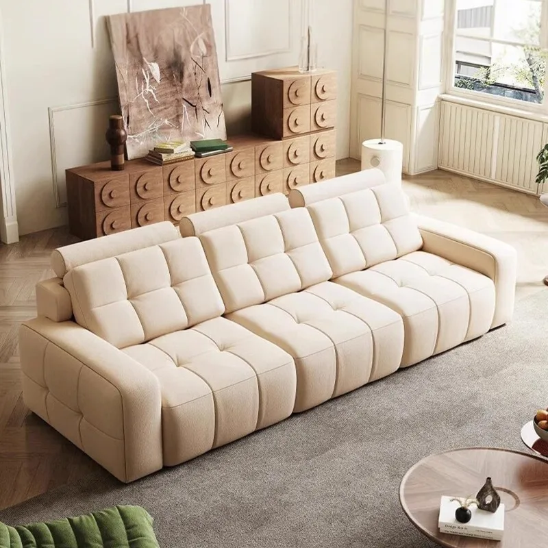 Double Lounge Living Room Sofas Apartment Elegant Recliner Multifunctional Sofa Nordic Armrest Meuble Maison Home Furniture