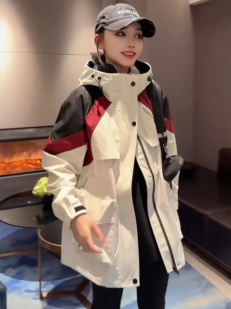 

Women's Winter Puffer Jaet Thiened down Cotton Workwear ort Coat Casual Loose Fit Hooded Outdoor Faionable Coat