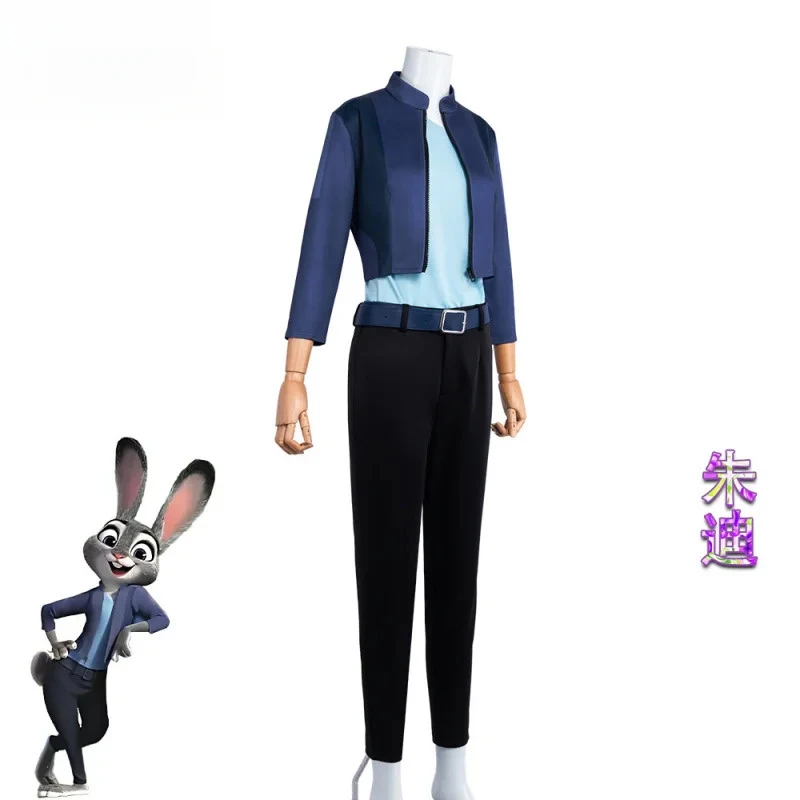 

Movie Zoo topia 2 Judy Cosplay Costume Anime Character Prop Halloween Carnival Party HCos