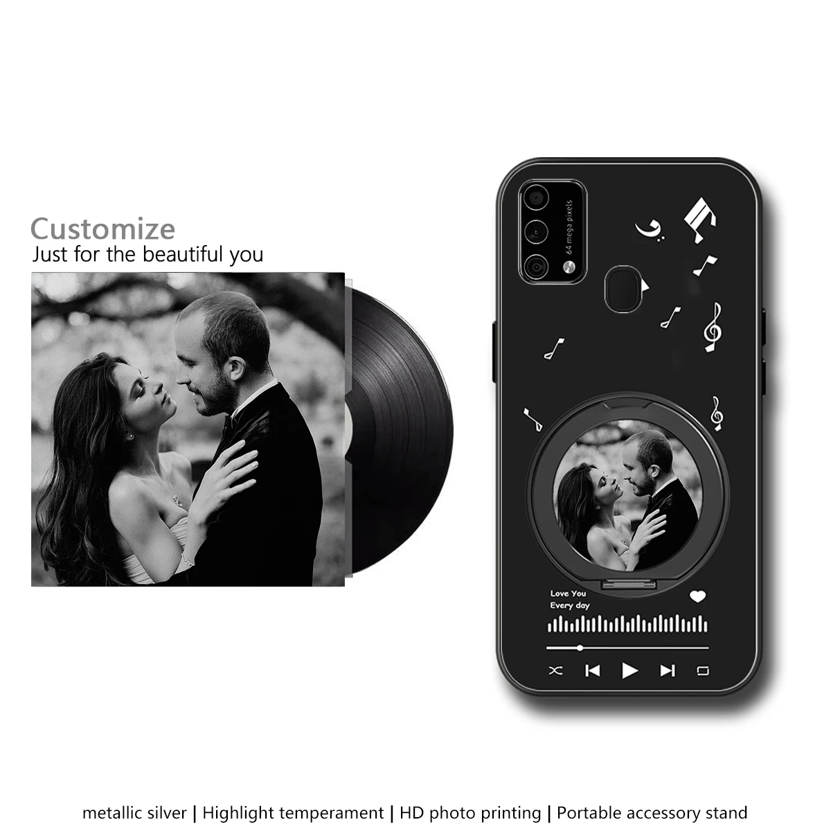 

Чехол для телефона с металлическим кронштейном по индивидуальному заказу, подходящий для моделей Samsung Galaxy A70S/A90/A80/A60/A50/A21S/A31/A6/A11, и т. д. серии