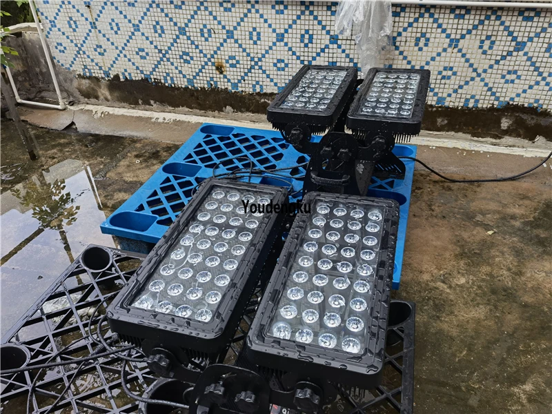 2 piece with case 72x10W 4 in1 rgbw stage led city color lights Waterproof outdoor IP65 led rgbw wall washer light