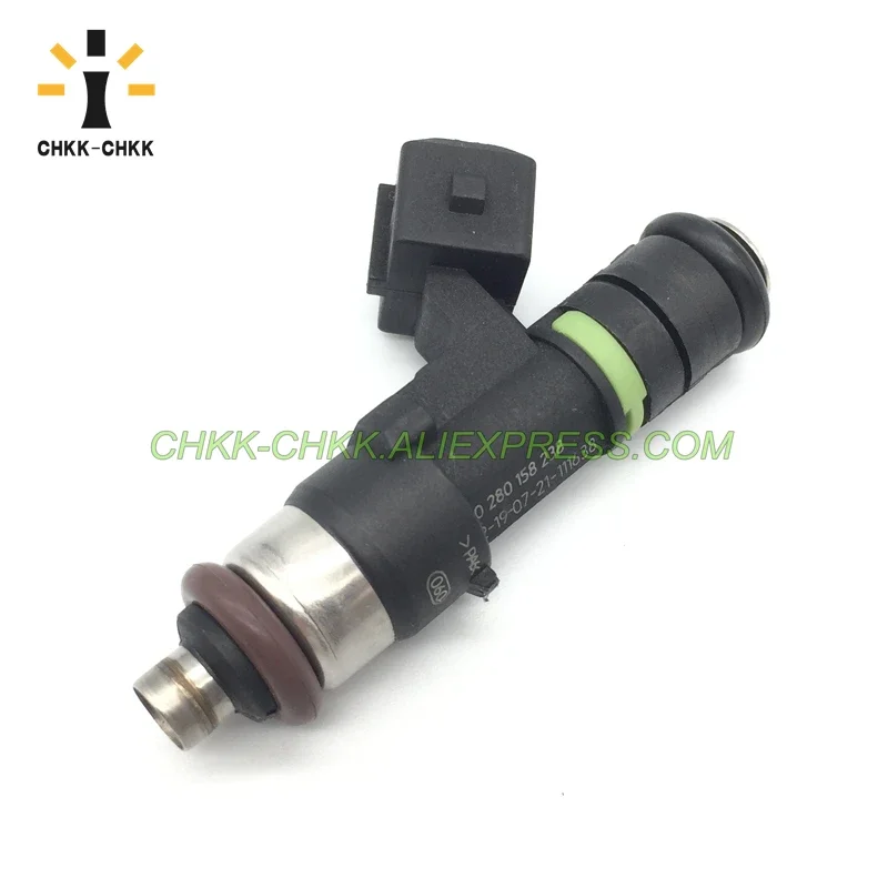 Inyector de combustible CHKK-CHKK 1/4 Uds 0280158238 para Ford c-max II Ecosport Fiesta Saloon VI Focus 1.6L 1674854 boquilla Bico